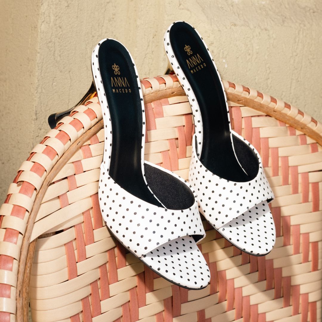 Olivia Anna Mule Polka Dot