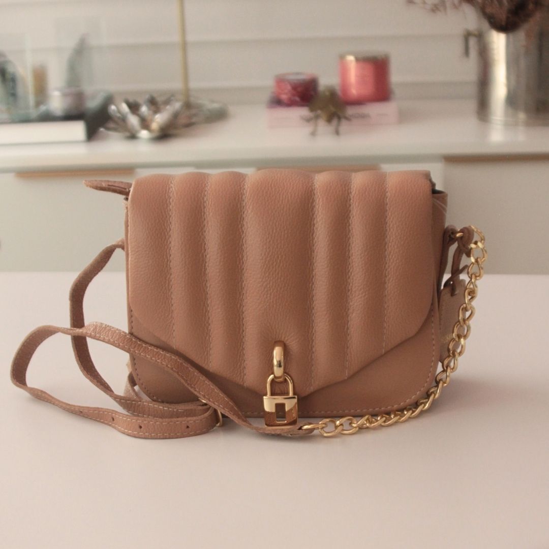 Bag Rosamango Couro Flap Metalasse Rainbow