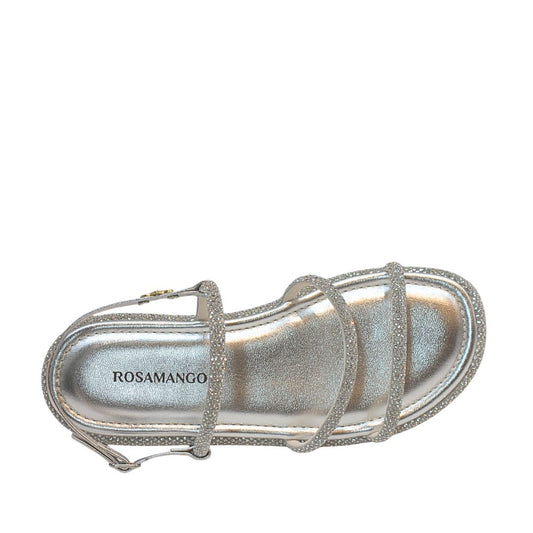 Flat Rosamango Glimmer 3 Tiras Cristal