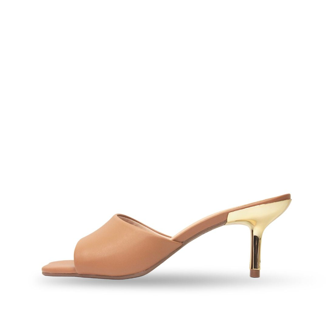 Olivia Rosamango Mule Salto Metalic