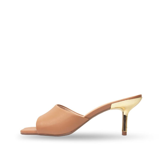 Olivia Rosamango Mule Salto Metalic
