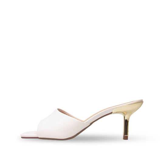 Olivia Rosamango Mule Salto Metalic