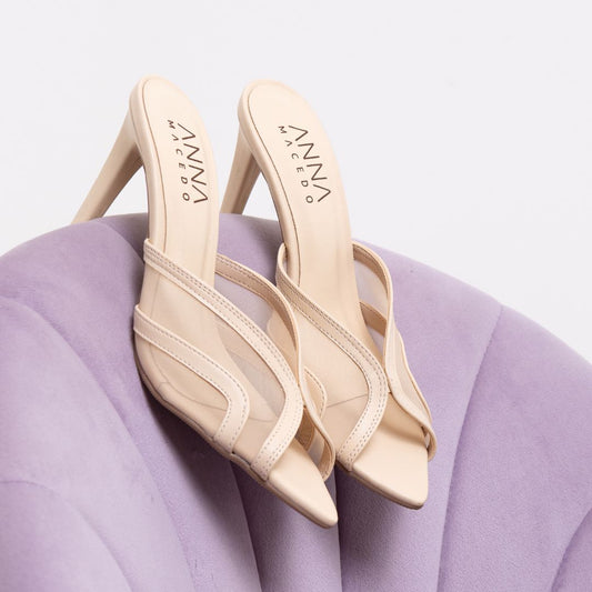 Mule Anna Tela Pink Matcha