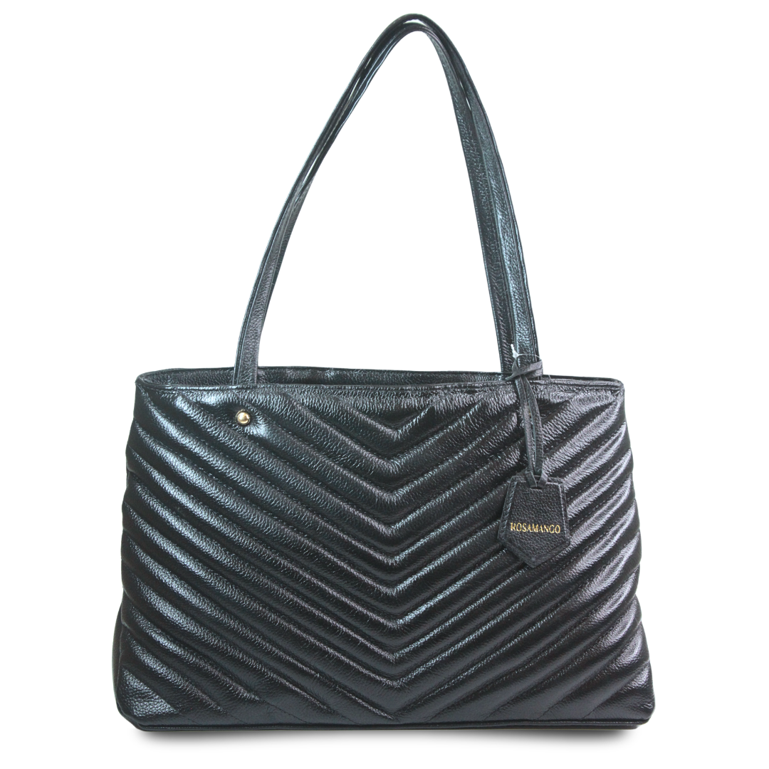 Maxi Bag Rosamano Couro Metalasse