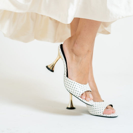 Olivia Anna Mule Polka Dot