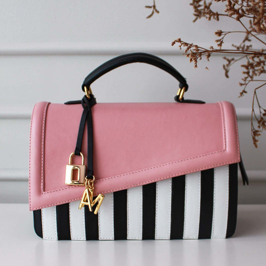 Bag Anna Macedo Pink Mango
