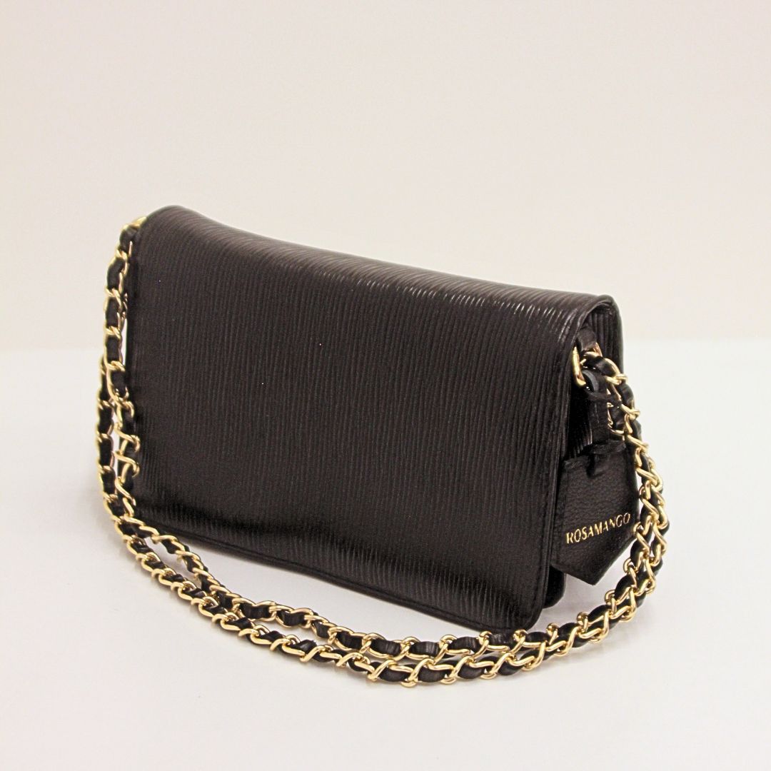 Bag Rosamango Clutch Couro Corrente