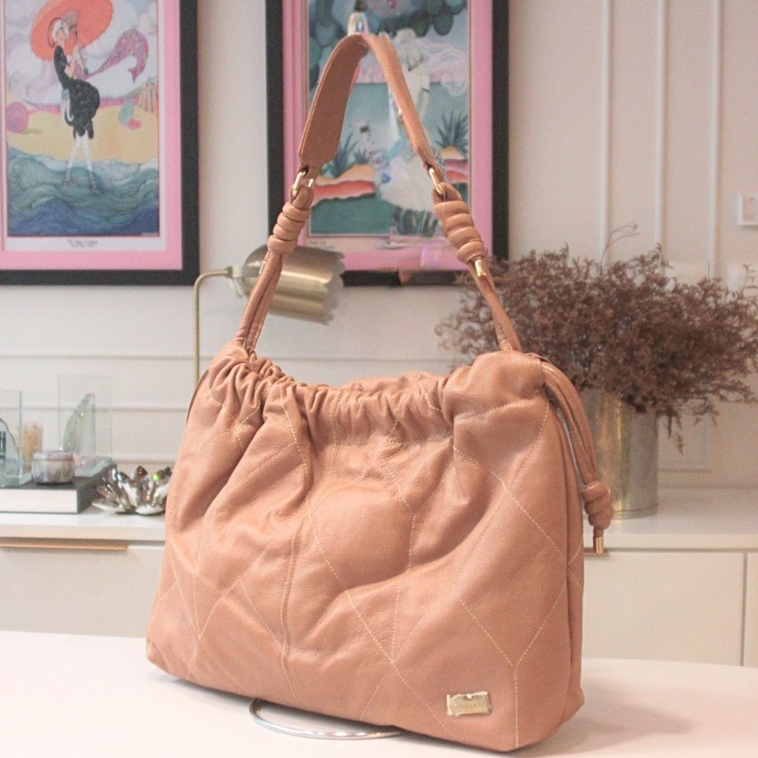 Bag Rosamango Couro Abre fácil