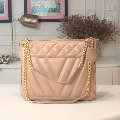 Bag Rosamango Couro Tote Metalassê