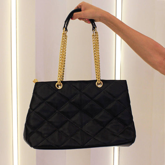 Bolsa Couro Square Metalasse