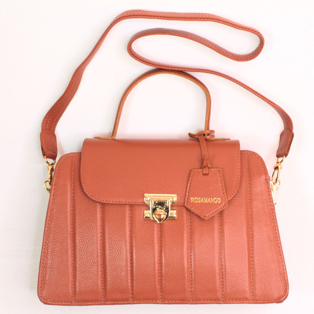 Bolsa Couro Trapezio