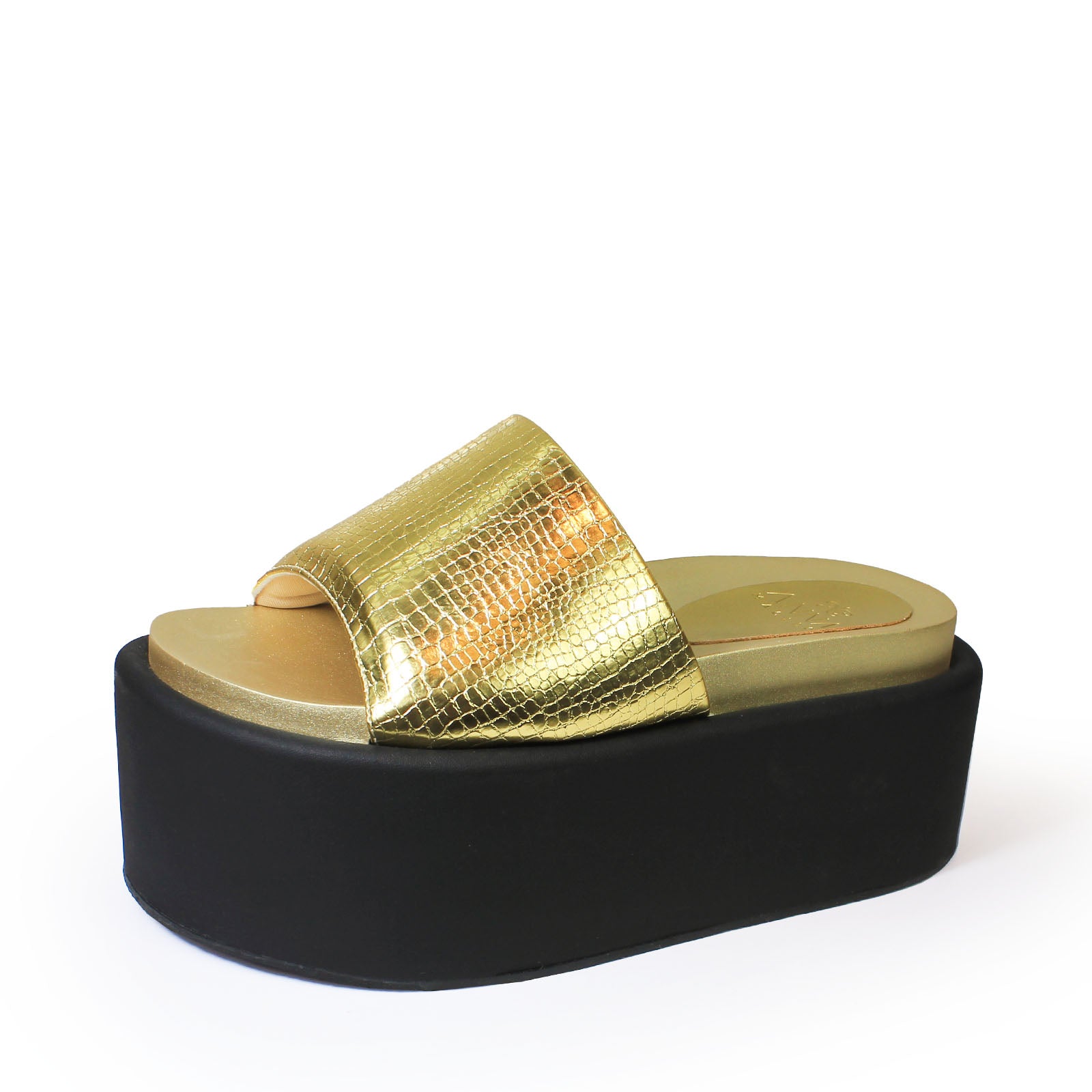 Flatform Anna Macedo Zoe Comfy Ouro BFF