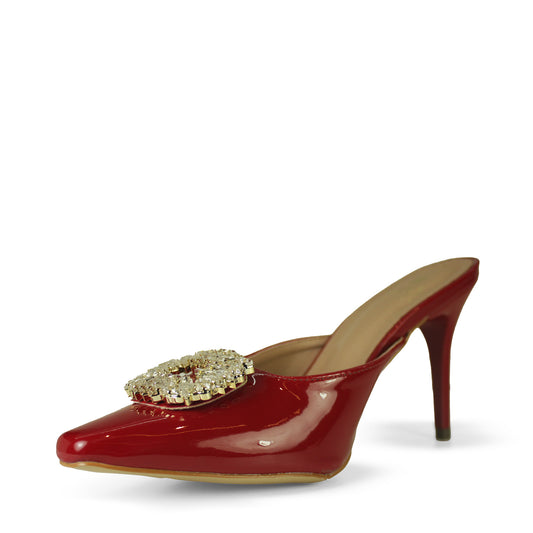 Mule Anna Macedo Gio Burgundy