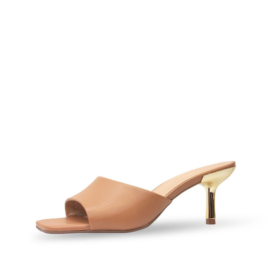 Olivia Rosamango Mule Salto Metalic