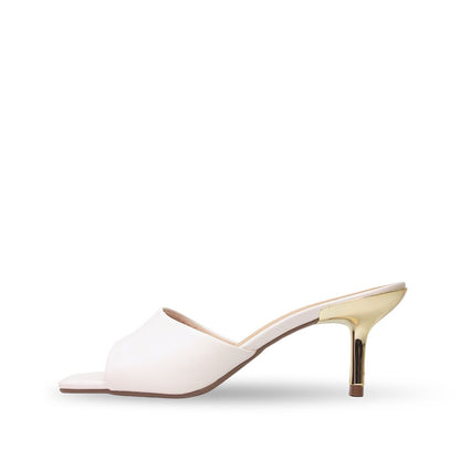 Olivia Rosamango Mule Salto Metalic