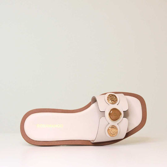 Rasteira Rosamango Hermes Dot