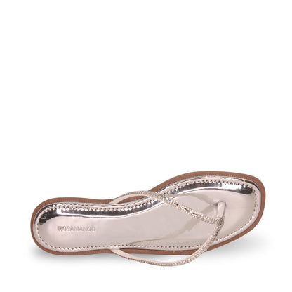 Rasteira Rosamango Basic Cristal Indie