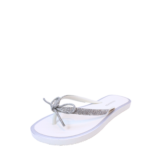 Rasteira Rosamango Basic Laço Cristal