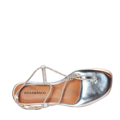 Rasteira Rosamango Cristal Lace