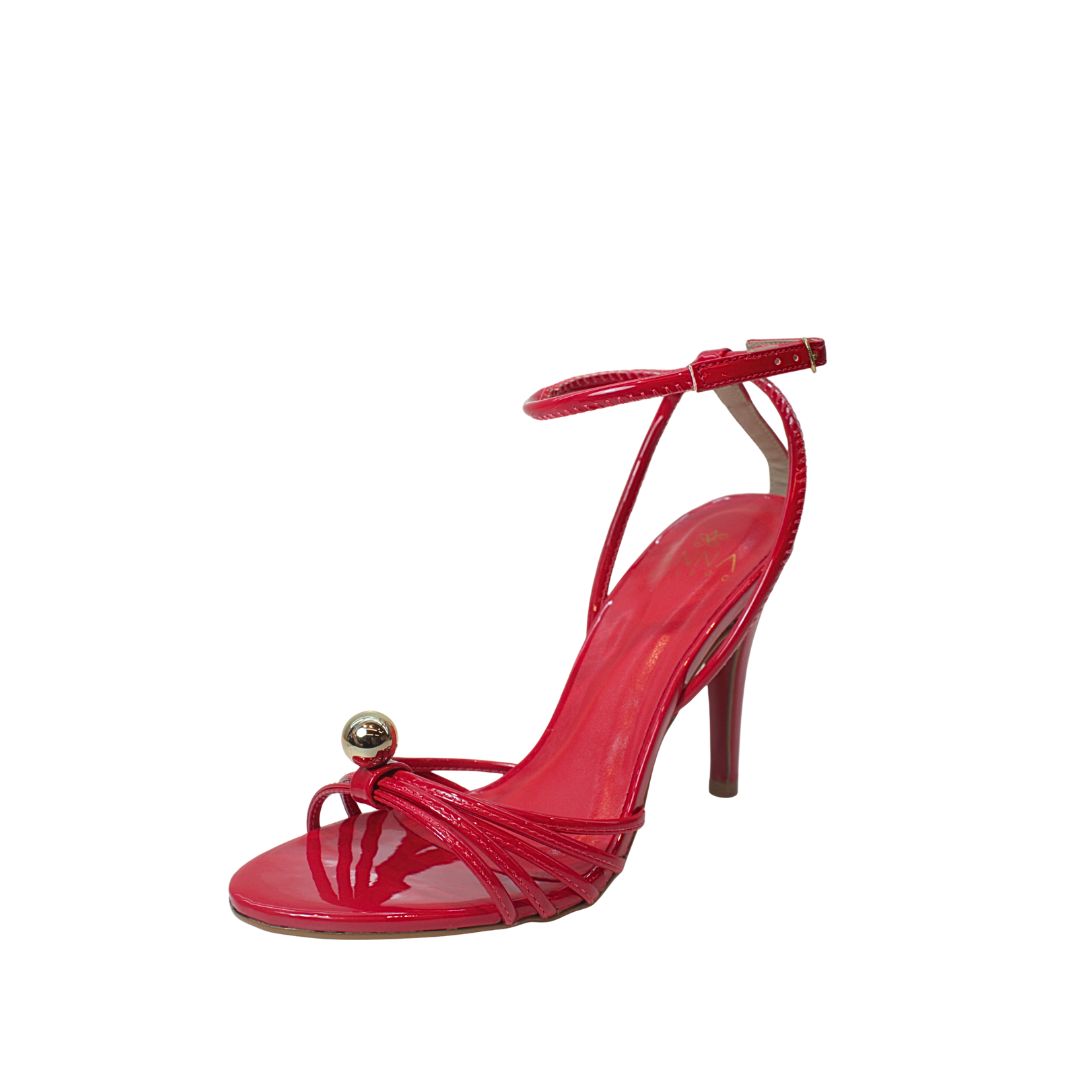 Sandália Anna Macedo Tweely Pink Lemonade Olivia Dot